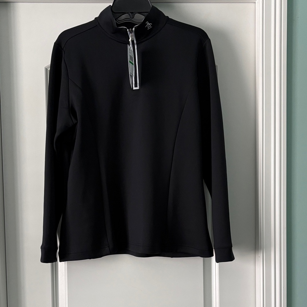 Women's Black Quarter-Zip Jacket